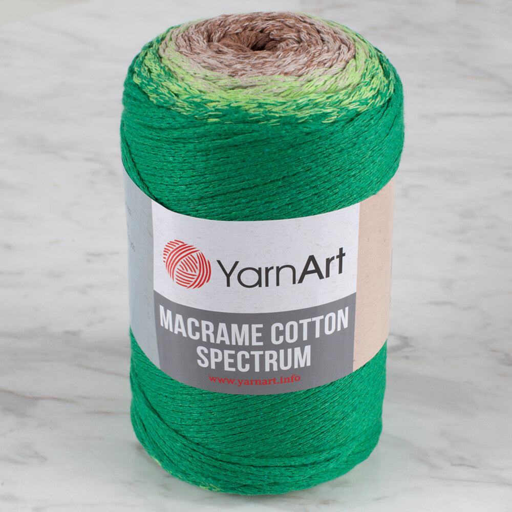 YarnArt Macrame Cotton Spectrum Ebruli El Örgü İpi - 1322